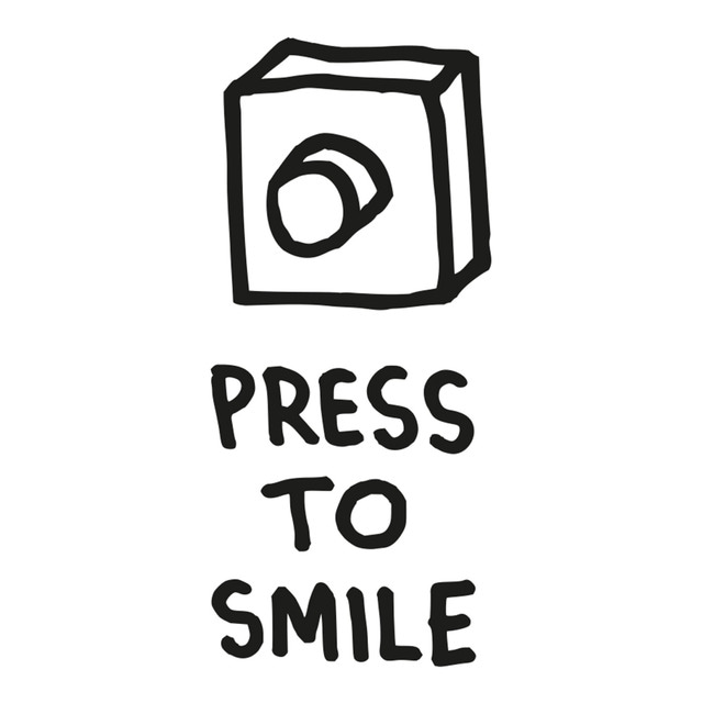 Chispum - Vinilo Para Pared Press To Smile