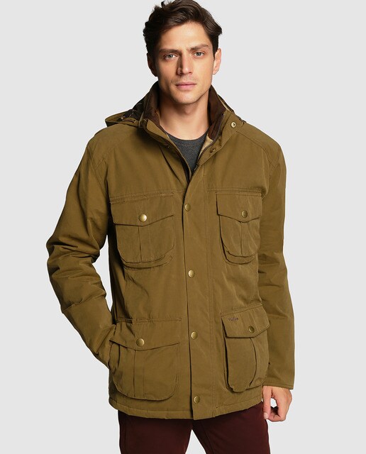 Abrigo Tipo Barbour Hombre Abrigo Tipo Barbour Hombre