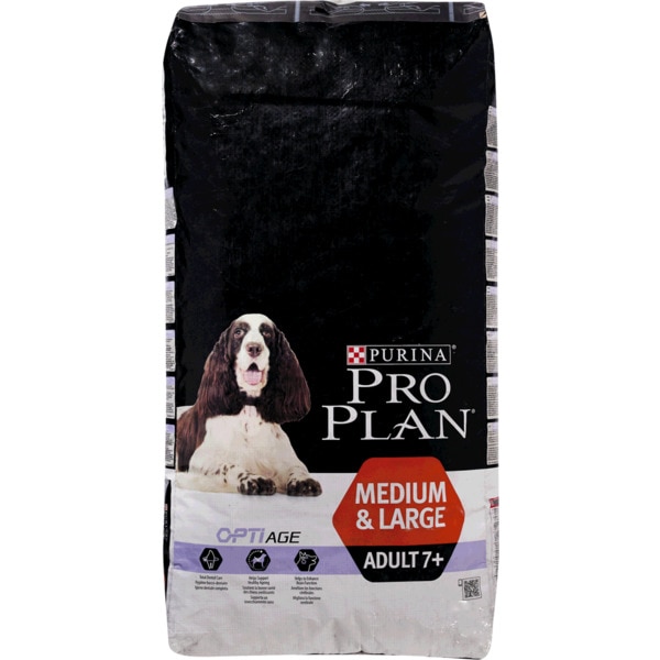 Ração para Cão Adulto Médio e Grande 7+ anos com OptiAge Rica em Frango embalagem 14 kg