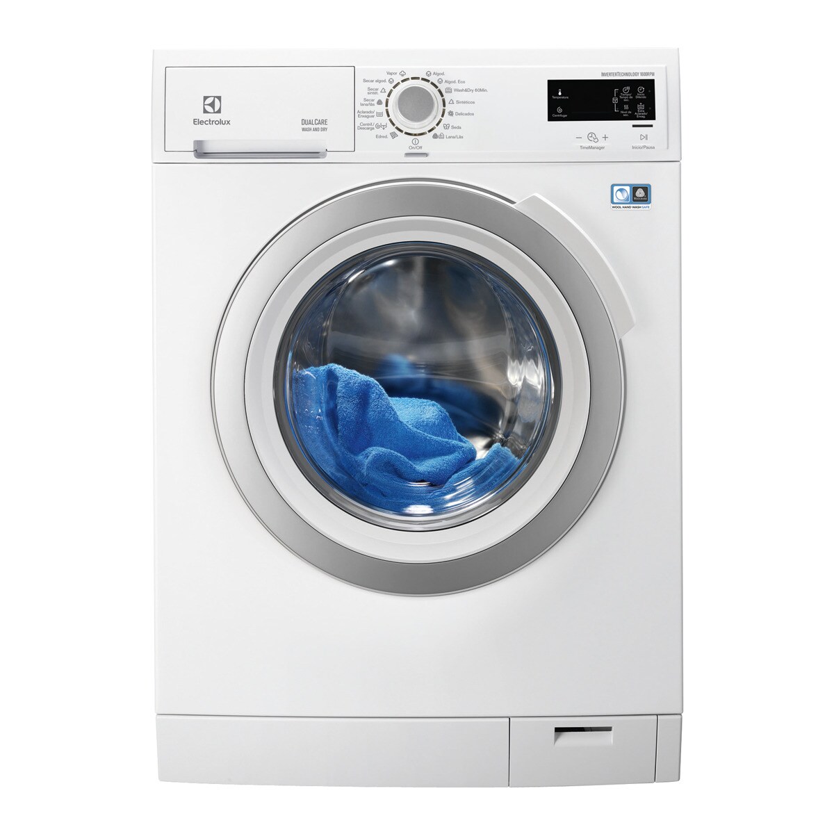 Lavadora secadora Electrolux EWW1696SWD de 9 Kg y 1.600 rpm