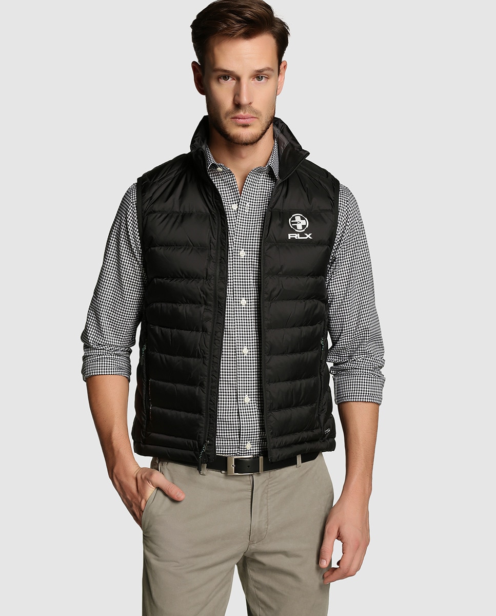 Chaqueta Ralph Lauren Hombre Acolchado Luxury Jersey Color Verde Oliva