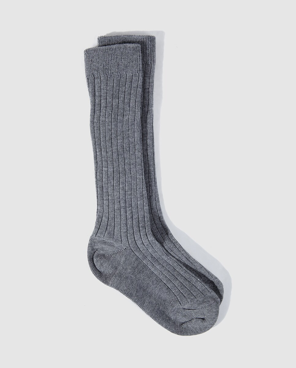 Cotton Juice Girl's Grey Socks, Greys.