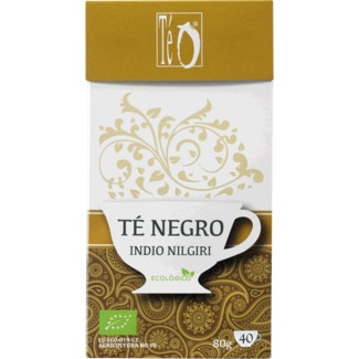 Té O Chá Preto Indio Nilgiri Biológico embalagem 80 g