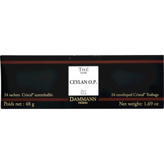 Dammann Fréres Chá Preto Ceylan O.P. embalagem 24 unidades