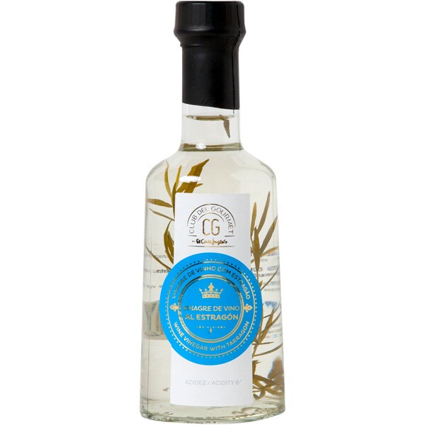 vinagre de vino al estragón botella 250 ml