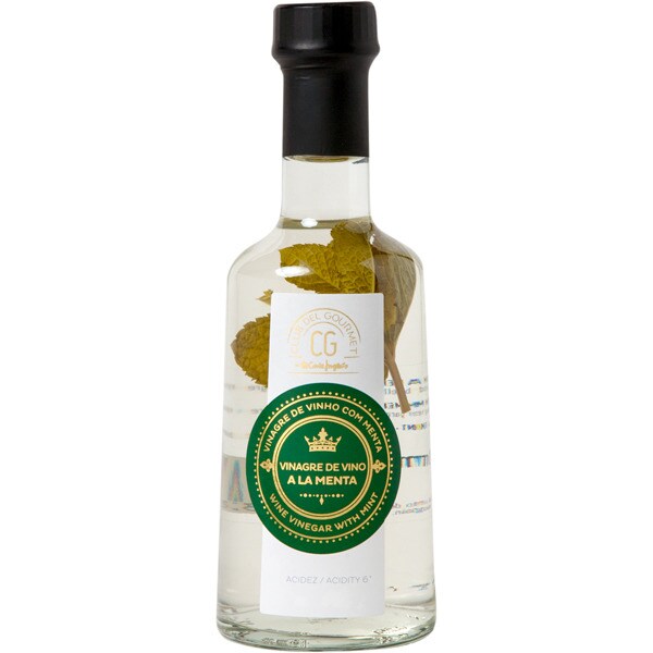 vinagre de vino a la menta botella 250 ml