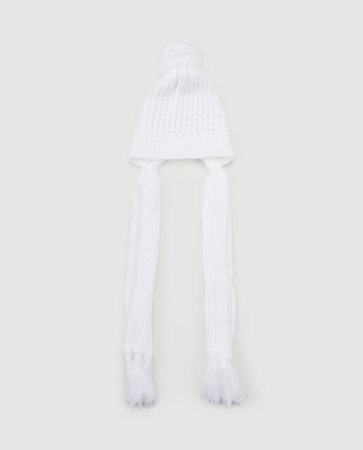 Bonnet Bebe Garcon Freestyle Blanc Avec Echarpe Freestyle Mode El Corte Ingles