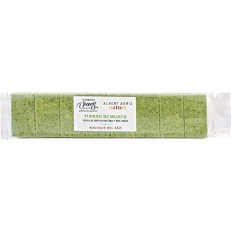 VICENS Albert Adriá Natura Mojito-Turrón mit Minz-Trüffel mit Limetten und gealtertem Rum Tafel 300 g
