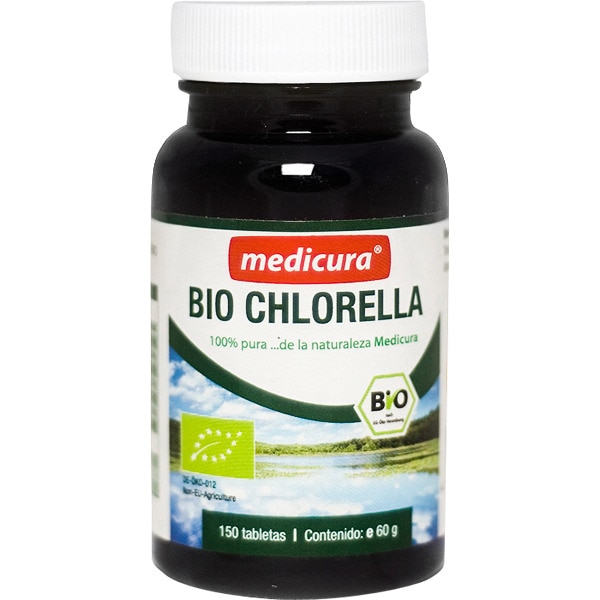 Pure organic Chlorella seaweed cleanses and antioxidant container 150