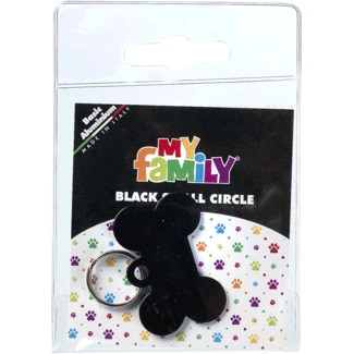 My Family Círculo Pequeno Preto embalagem 1 unidade