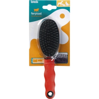 Ferplast Escova para Cão, Gato e Coelho Brush para Todos os Tipos de Pêlo embalagem 1 unidade