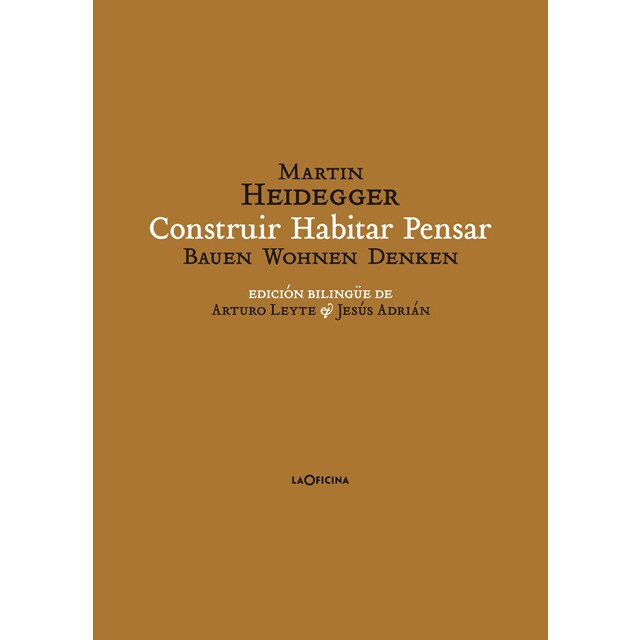 Construir habitar pensar (Tapa dura)