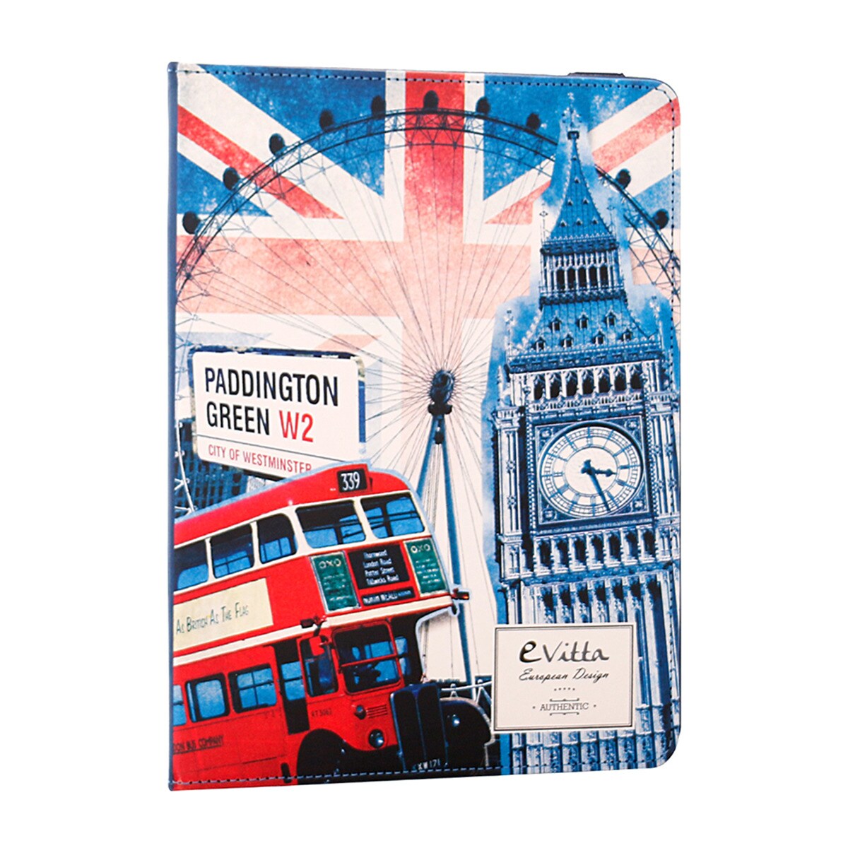 Funda con teclado USB E-Vitta England para Tablets 24,64 - 25,65 cm (9,7 - 10,1'')