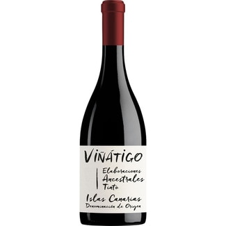 VIÑATIGO Ancestral vino tinto baboso negre DO Islas Canarias Tenerife botella 75 cl