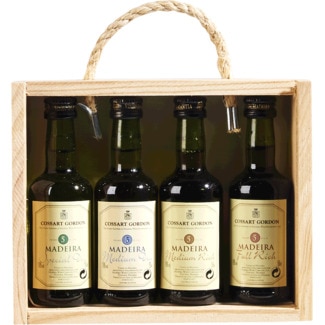 Cossart Gordon Vinho da Madeira 4 Miniaturas garrafa 5 cl