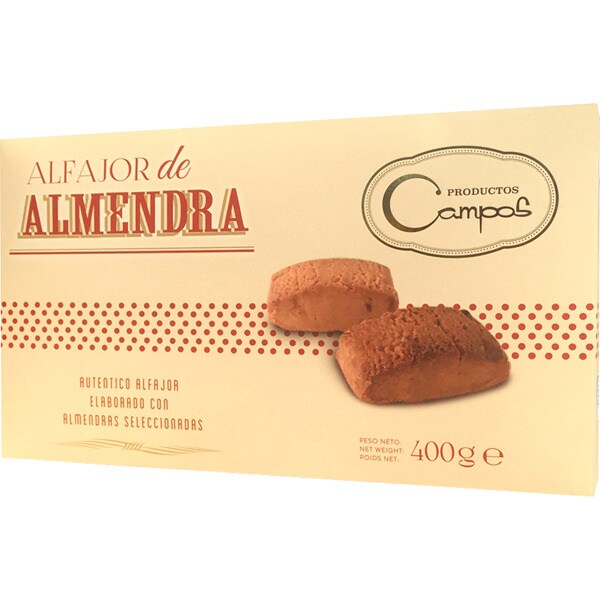 CAMPOS alfajor de almendra estuche 400 g