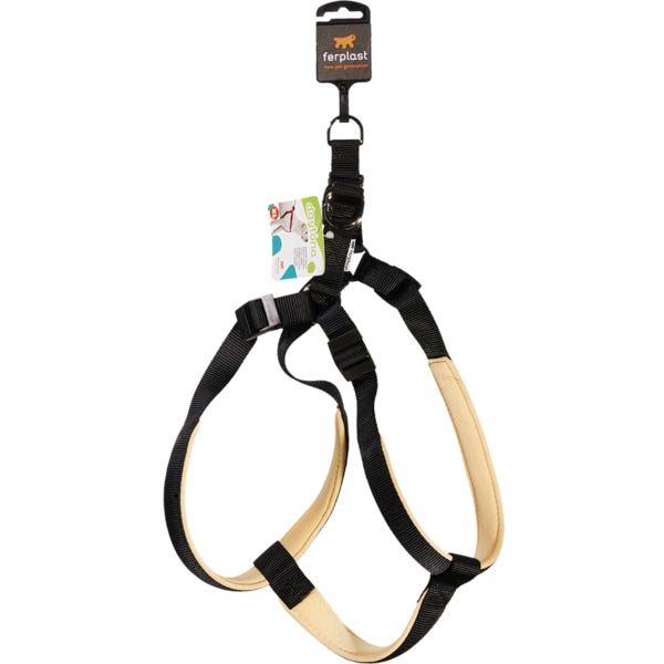 Peitoral para Cão Daytona Forrado Preto Tamanho XL embalagem 1 unidade