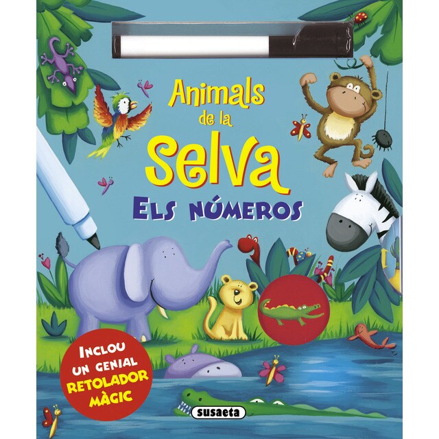 Animals de la selva - els números (Tapa dura)