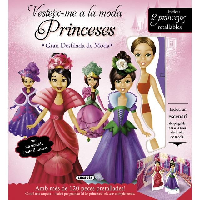 Vesteix-me a la moda-Princeses (Tapa dura)
