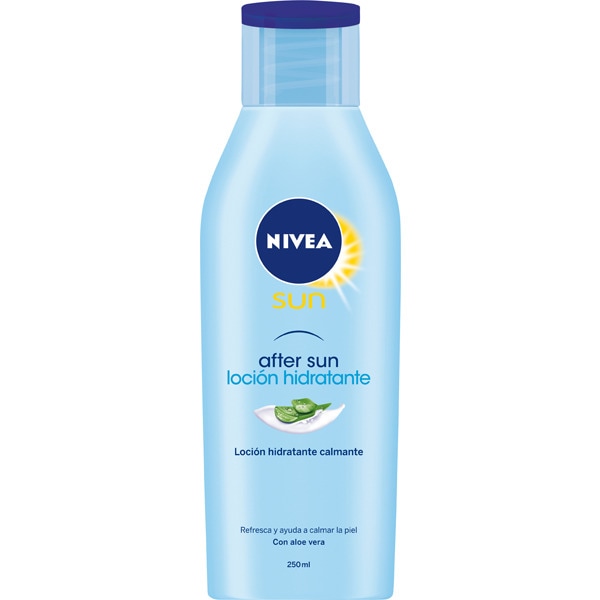 after sun loción hidratante con aloe vera frasco 200 ml · NIVEA SUN