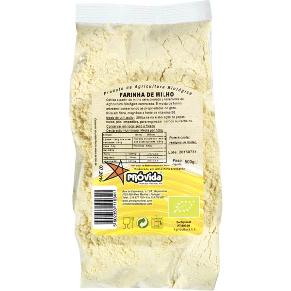 Farinha de Milho Biológica embalagem 500 g
