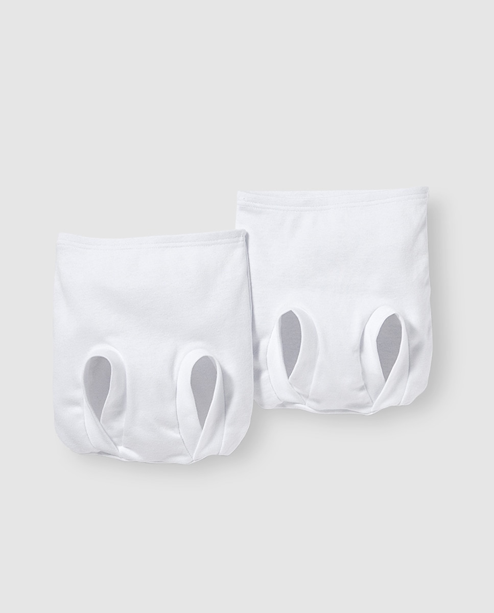 Cotton Juice Pack of Baby's Basic Nappy Covers, White.