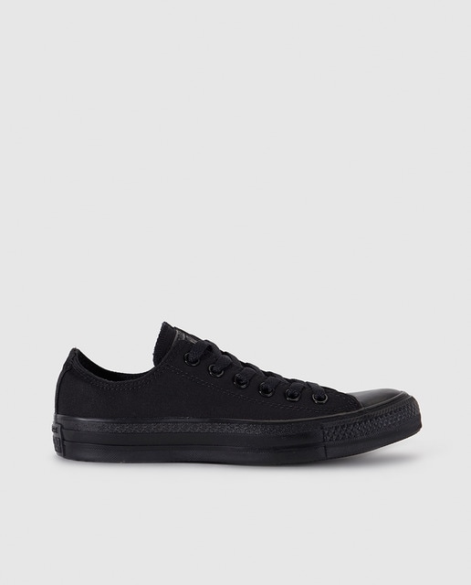 converse black on black canvas