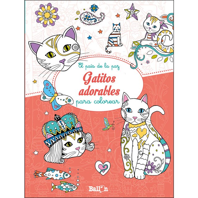 Gatitos adorables para colorear (Tapa blanda)