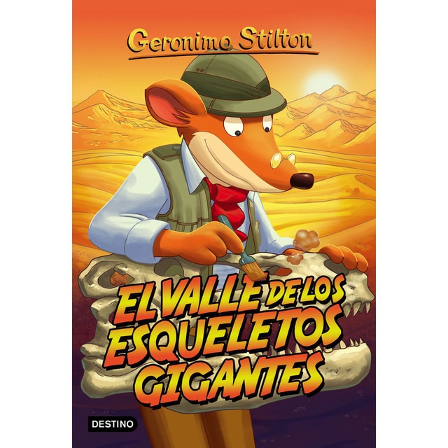 El valle de los esqueletos gigantes: Geronimo stilton 44 (Tapa blanda)