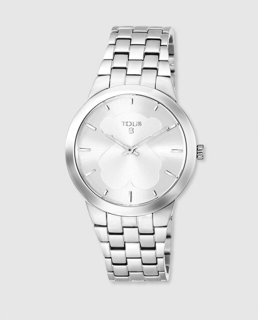 De Mujer Acero Reloj B Tous Face 3qR45ALj