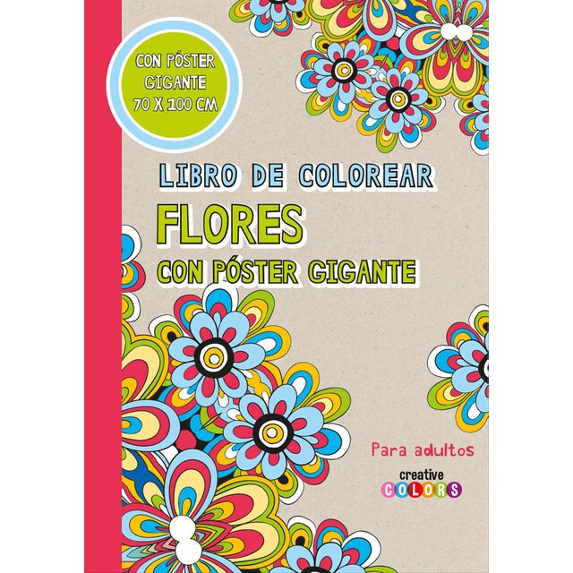 Libro de colorear flores con póster gigante.pdf