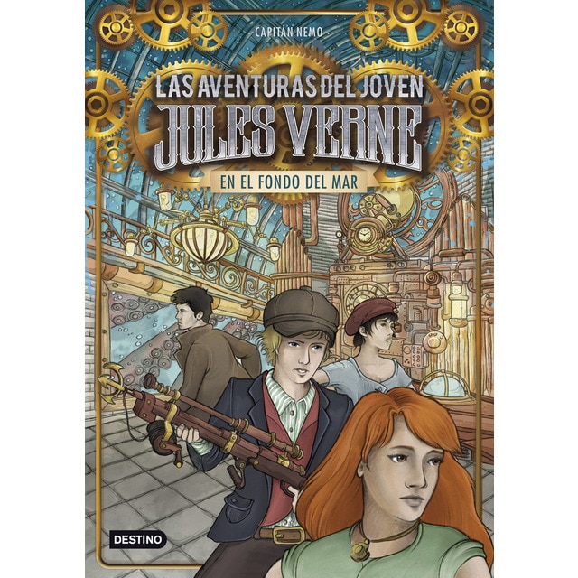 En el fondo del mar: Las aventuras del joven jules verne 4 (Tapa dura)