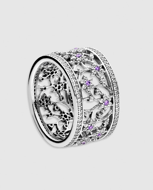 anillo de plata con circonitas pandora anillo de plata con circonitas pandora