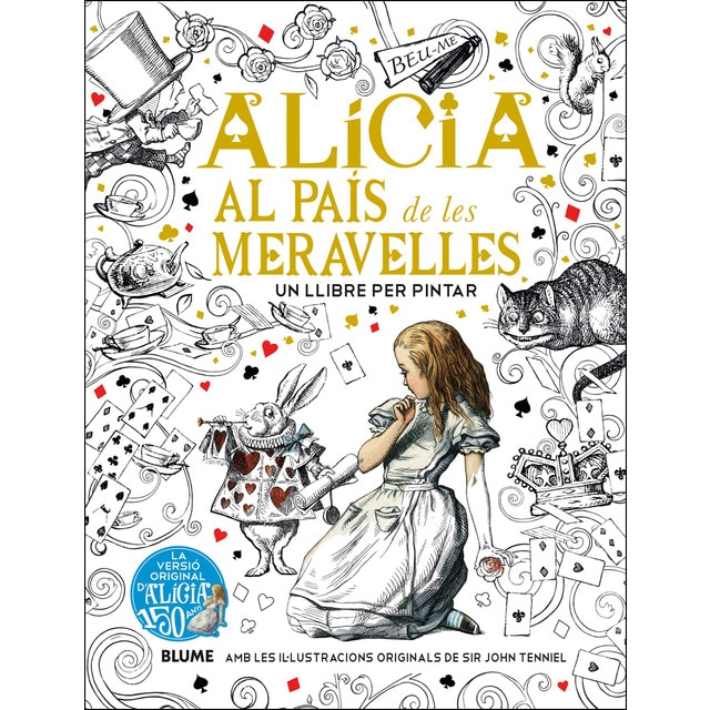 Alícia al país de les meravelles: Un llibre per pintar (Tapa blanda)