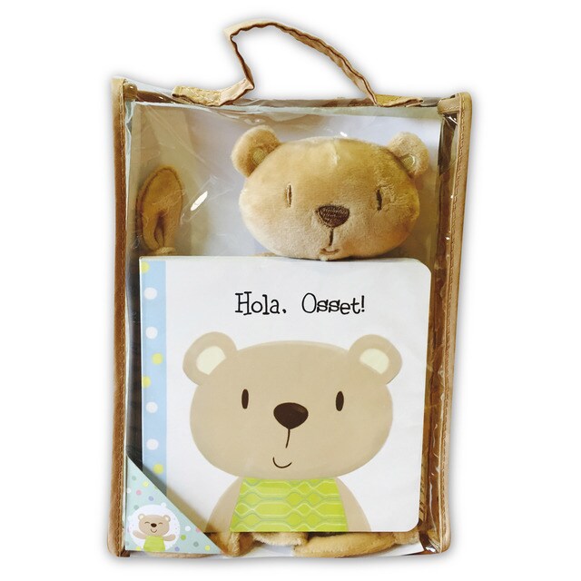 Hola, osset! (llibre suau amb manteta per a nen)