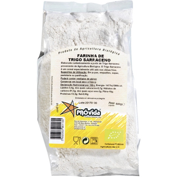 Farinha de Trigo Sarraceno Biológico embalagem 500 g