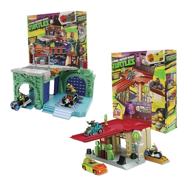 Tortugas Ninja - Playsets + 1 Vehículo Exclusivo