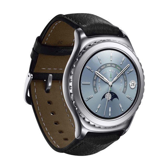 Reloj inteligente Smartwatch Samsung Gear S2 Classic negro platino