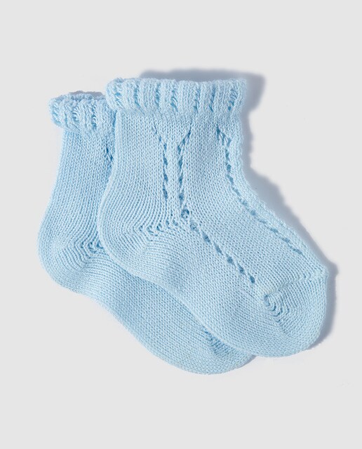 Chaussettes Bebe Garcon Condor Bleues Ajourees Condor Mode El Corte Ingles