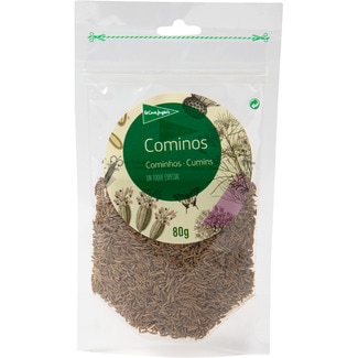 EL CORTE INGLES comino en grano bolsa 80 g