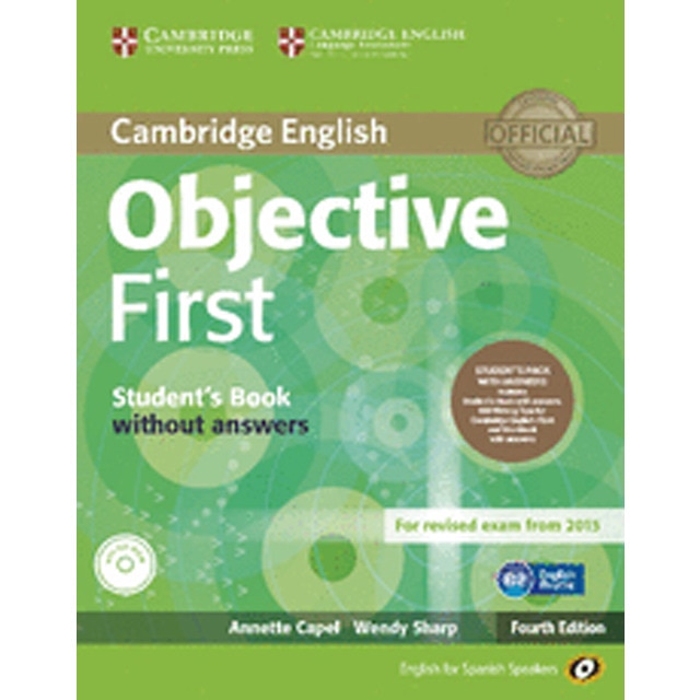 Objective First for Spanish Speakers Student's Pack with Answers Student's Book with CD-ROM