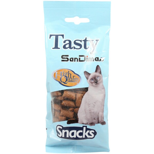 snacks para gatos rellenos de salmón envase 50 g