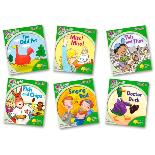 Oxford reading tree songbirds phonics level 2: mixed pack of 6 (Tapa blanda)