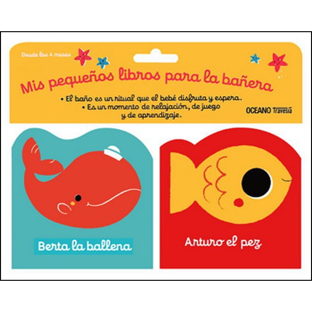 Berta la Ballena - Arturo el pez. Mis pequeños libros para la bañera