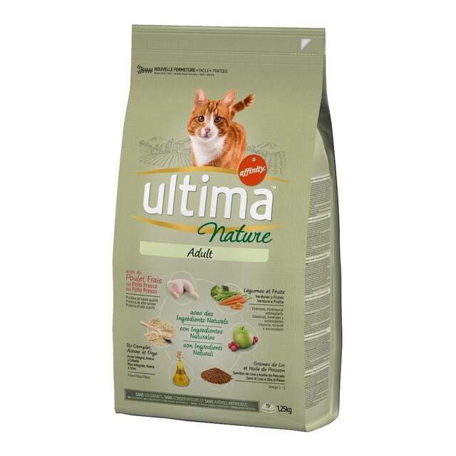 Ultima Nature - Pienso Para Gatos Adultos Pollo 1,25 Kg