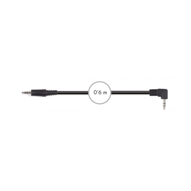 Imagem 0 de Cabo de Conexão Fonestar AA-729A Jack 3,5 mm 0,6 m 90º