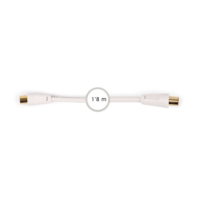 Imagem 0 de Cabo de Conexão de Vídeo Fonestar SV-574-BL 1,8 m - Branco
