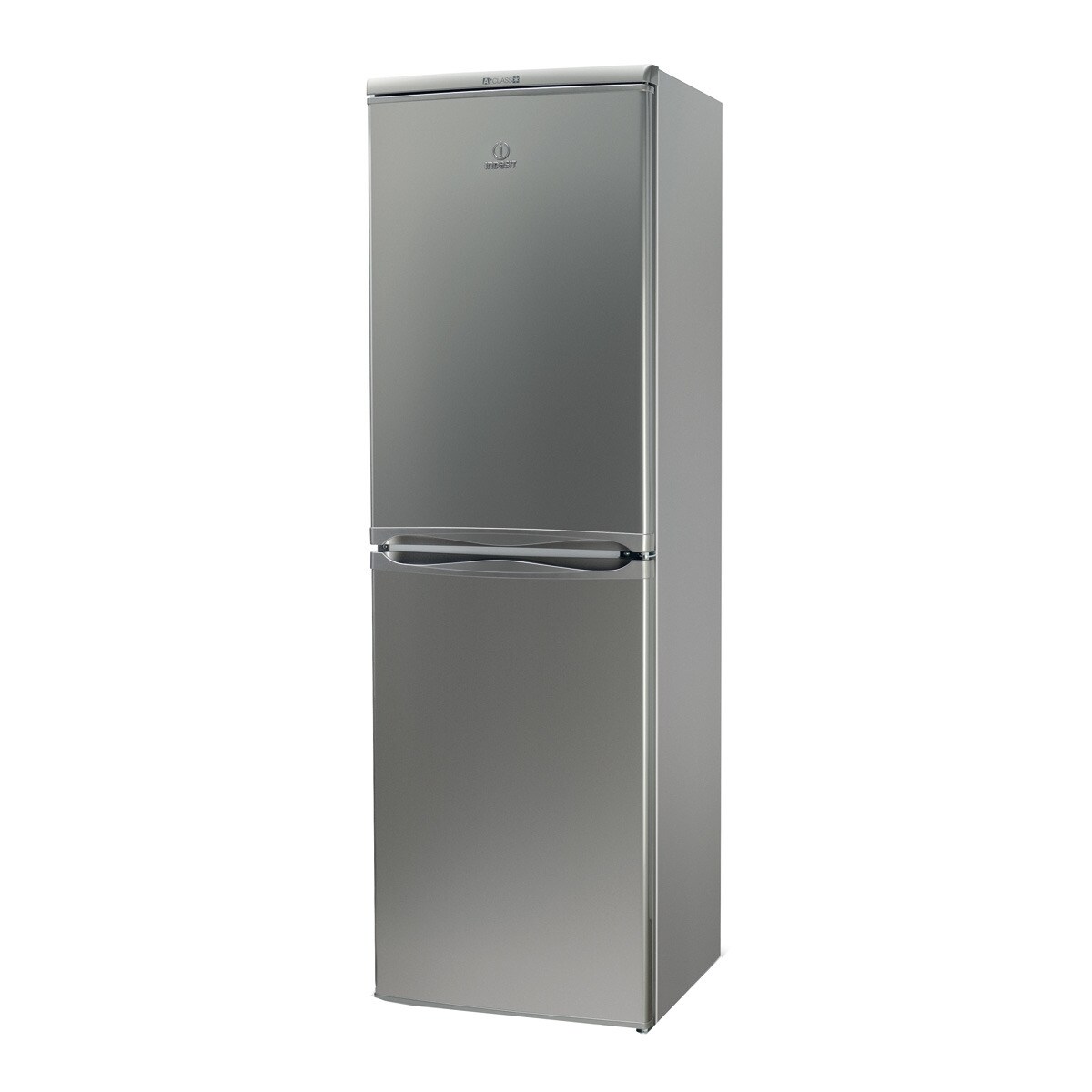 Frigorífico combi Indesit CAA 55 NX con bandejas de cristal de seguridad