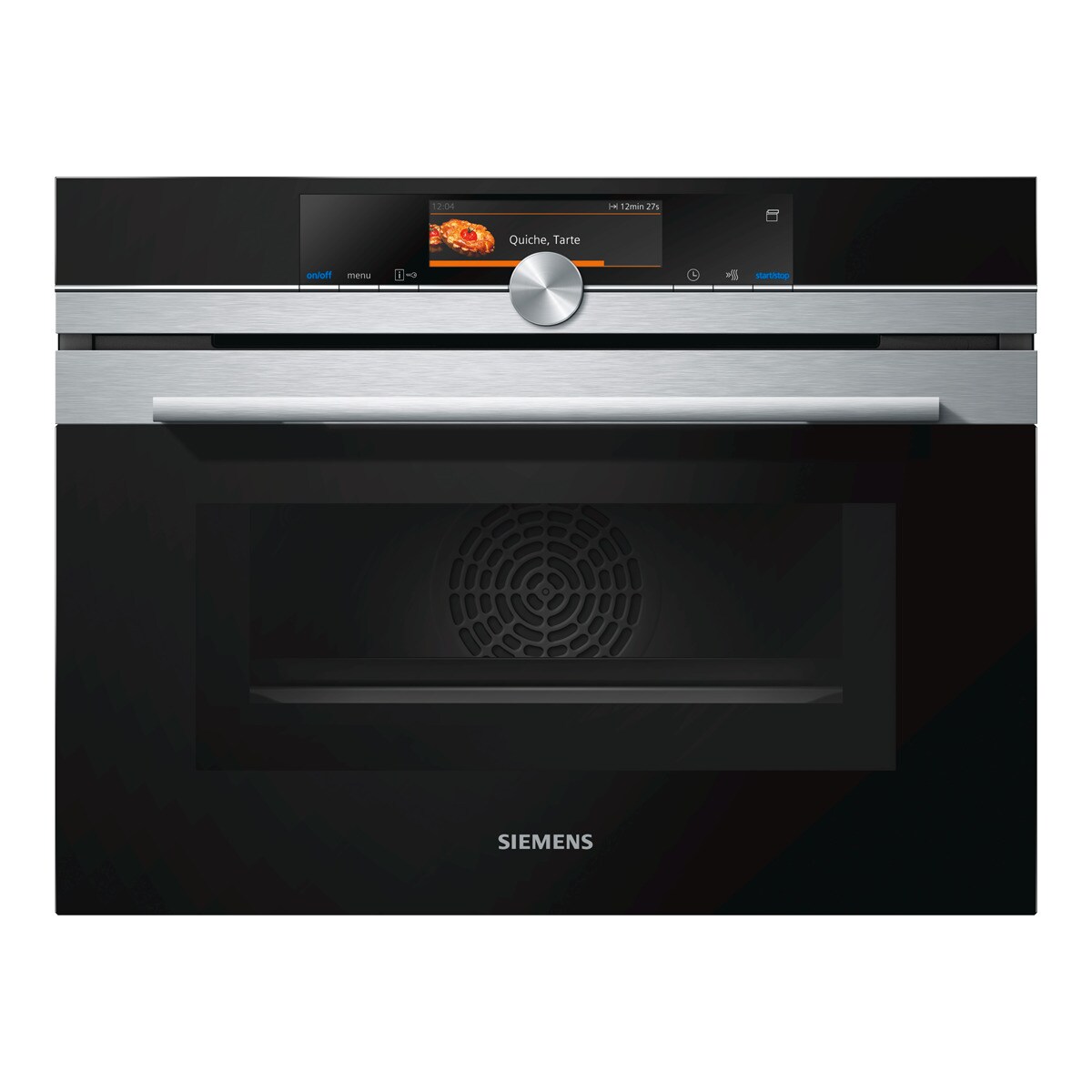 Horno compacto multifunción Siemens IQ700 CN678G4S6 Home Connect con microondas