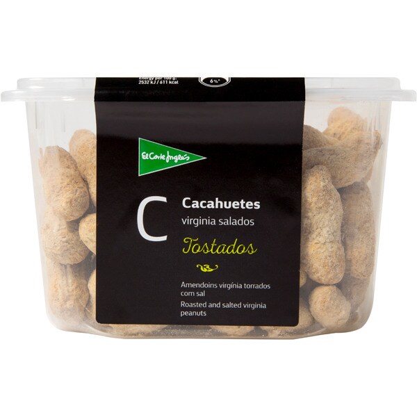 Cacahuetes tostados en ingles
